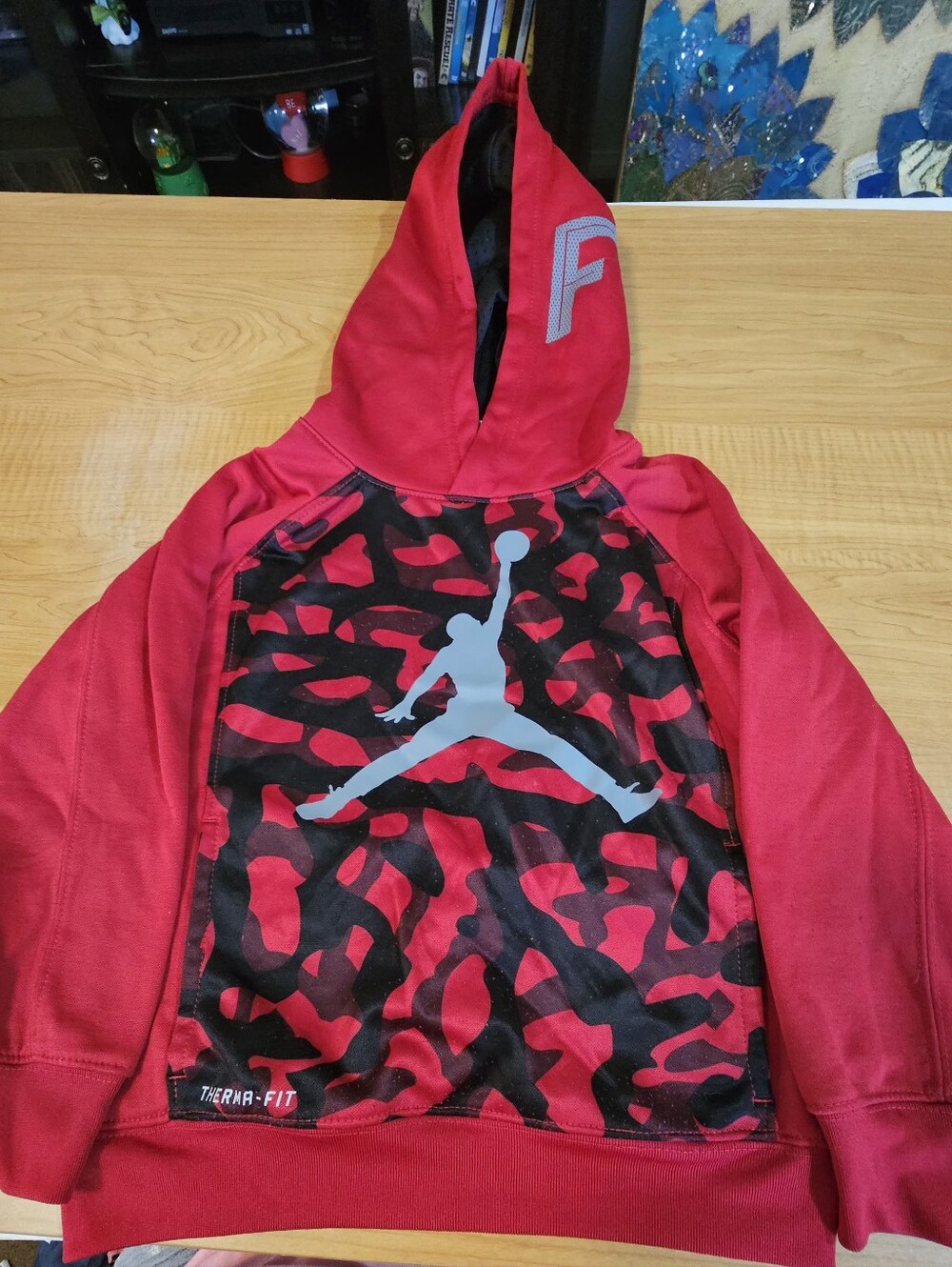 Jordan Boys' Red Jumpman Hoodie - 4t-5t